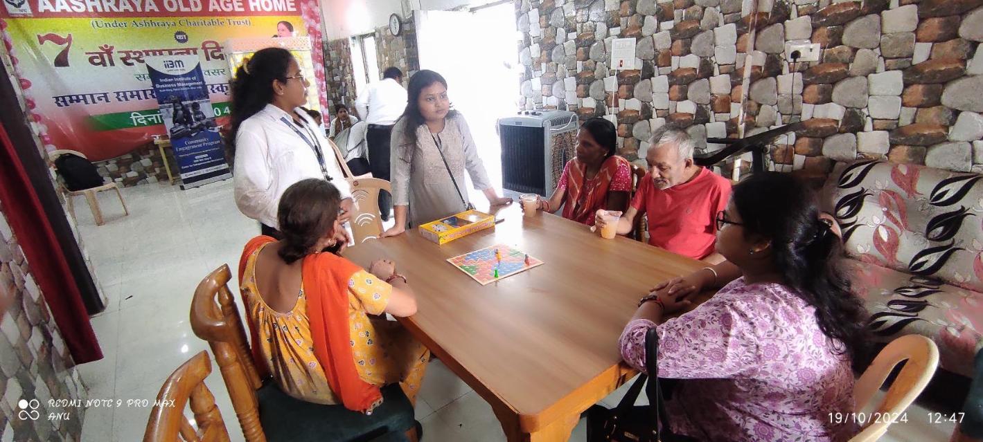 IIBM Patna and CED Patna Organise Heartwarming Event at Aashraya Old Age Home